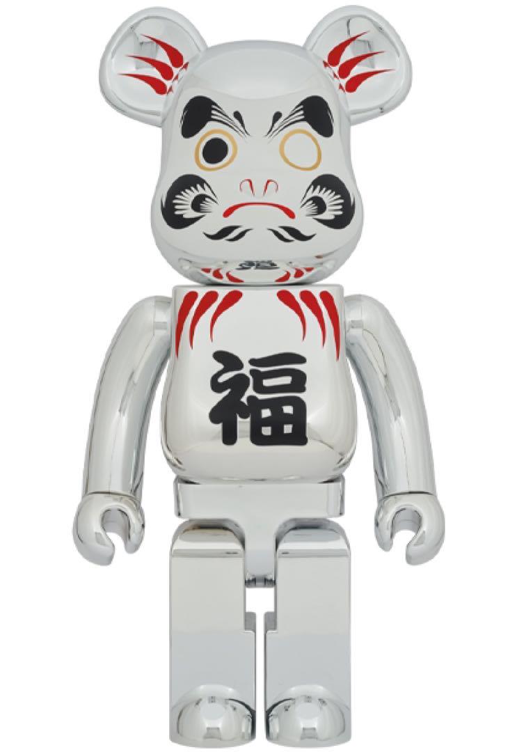 BE@RBRICK 達磨 銀メッキ 1000％ medicom toy