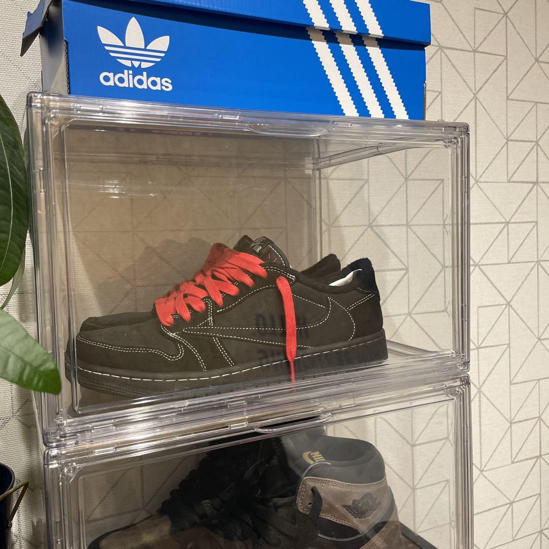 靴 Travis Scott Nike AJ1 Black Phantom