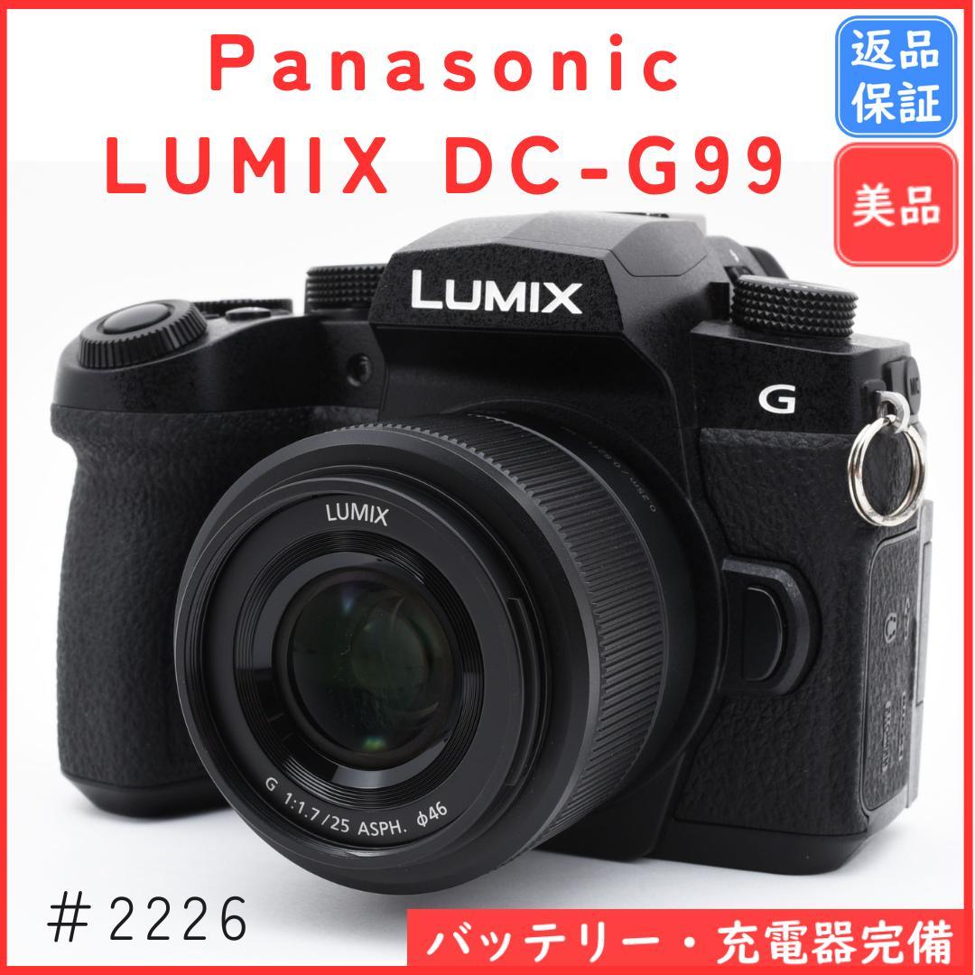 【美品 Panasonic LUMIX DC-G99 ＋ G 25mm F1.7