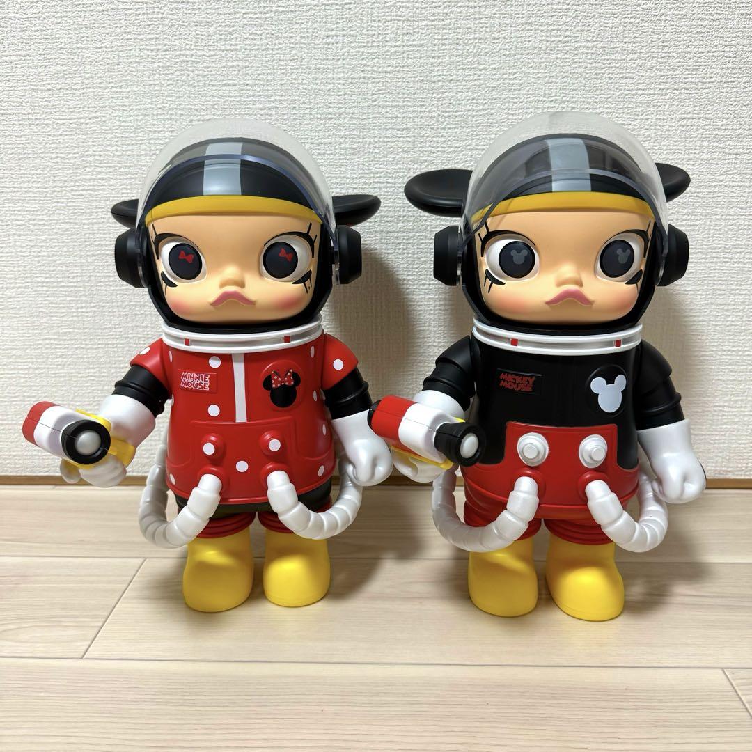 400％ SPACE MOLLY ミッキー&ミニー【限定品】　ディズニー