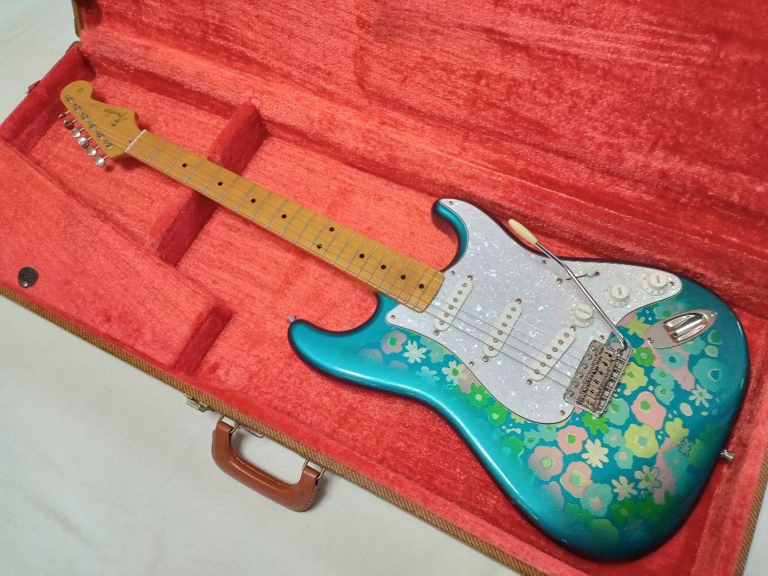 Fender Japan ST-57-88 BLUE FLOWER Hケース付き