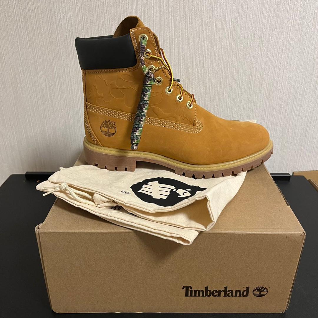 BAPE X TIMBERLAND X UNDEFEATEDブーツ 27CM