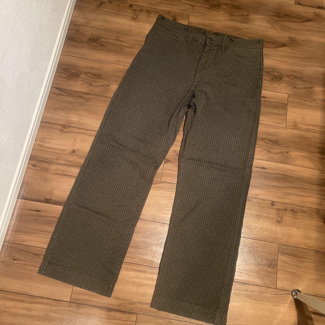 パンツ RRL JASPE STRIPE WORK PANT