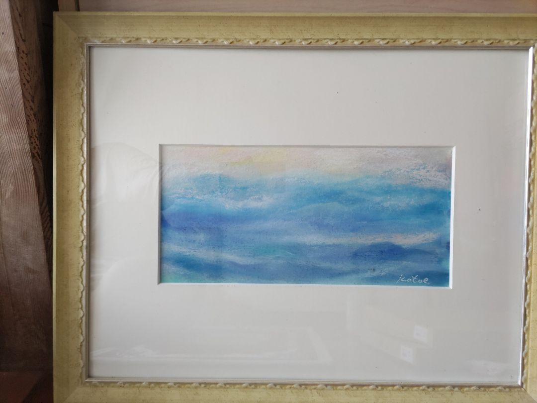 油絵　本物保証　佐藤琴江　「希望の朝」
