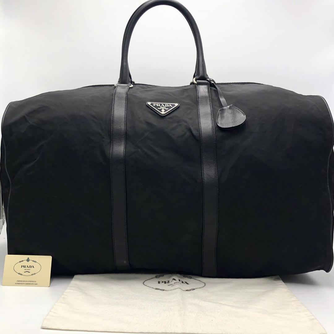 【高級】PRADA 大容量 ボストンバッグ ビンテージ