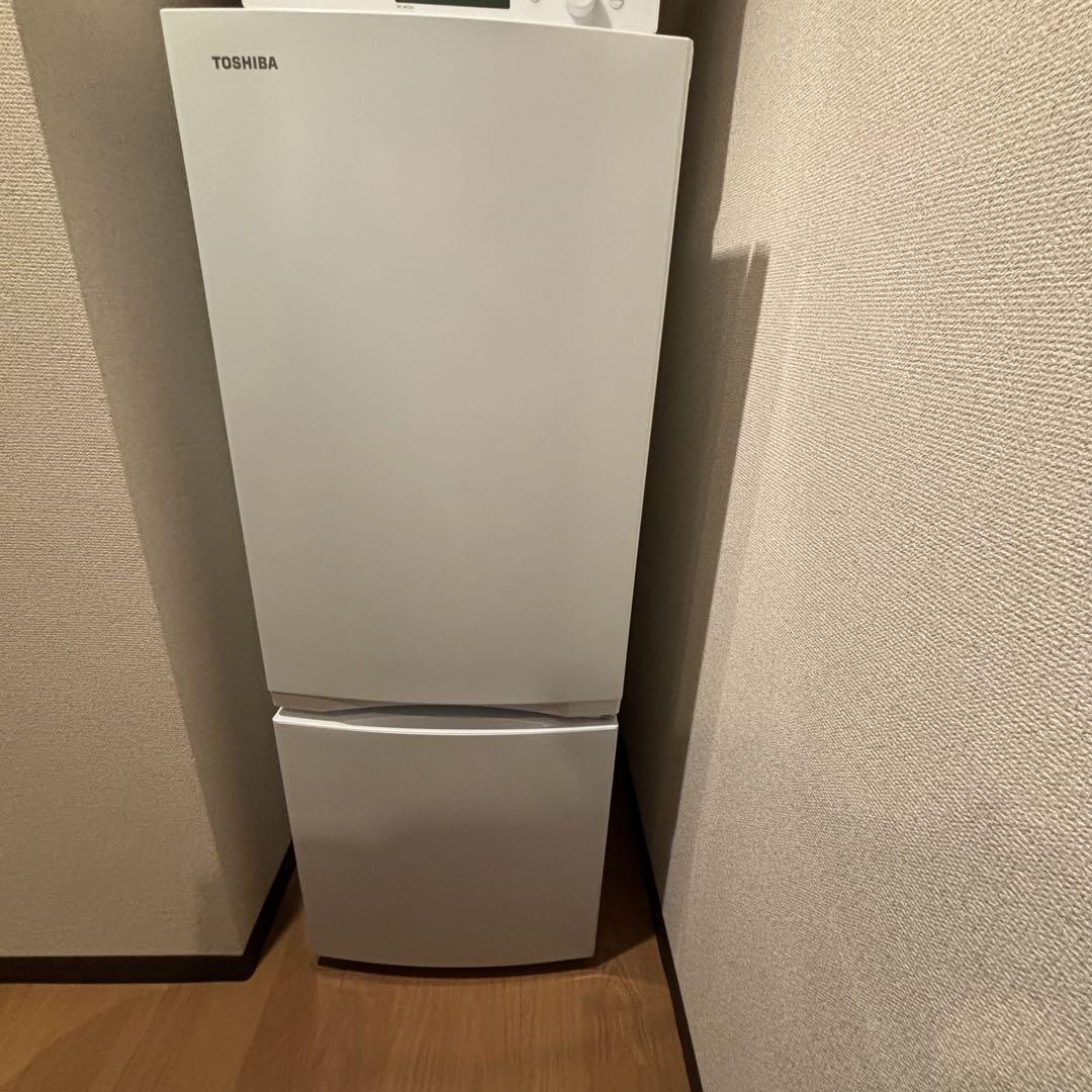 東芝　ノンフロン冷凍冷蔵庫　GR-V15BS (W) 2023年製　153L
