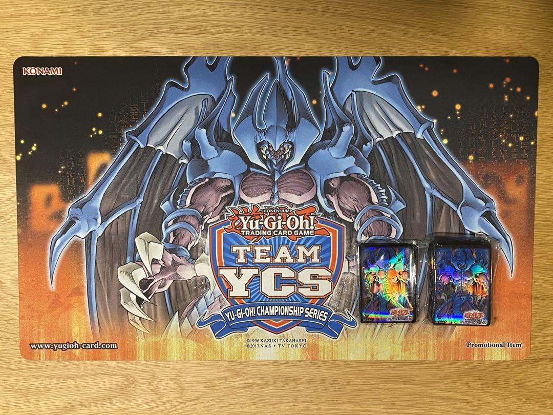 【遊戯王】公式　海外　幻魔皇ラビエル　スリーブ91枚+プレイマット　セット