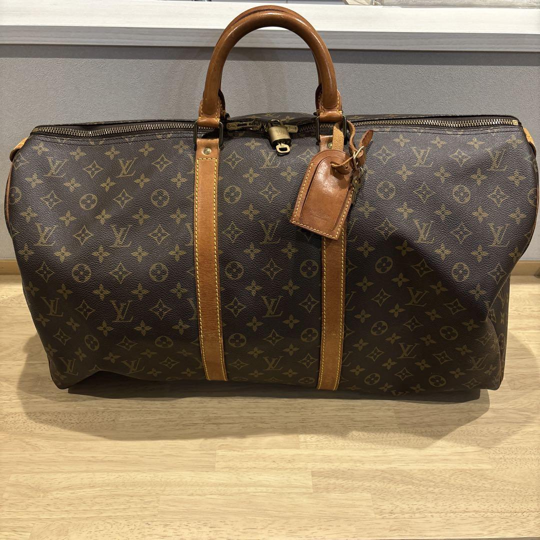 美品LOUIS VUITTON ルイヴィトン　キーポル55 モノグラム　ボストン