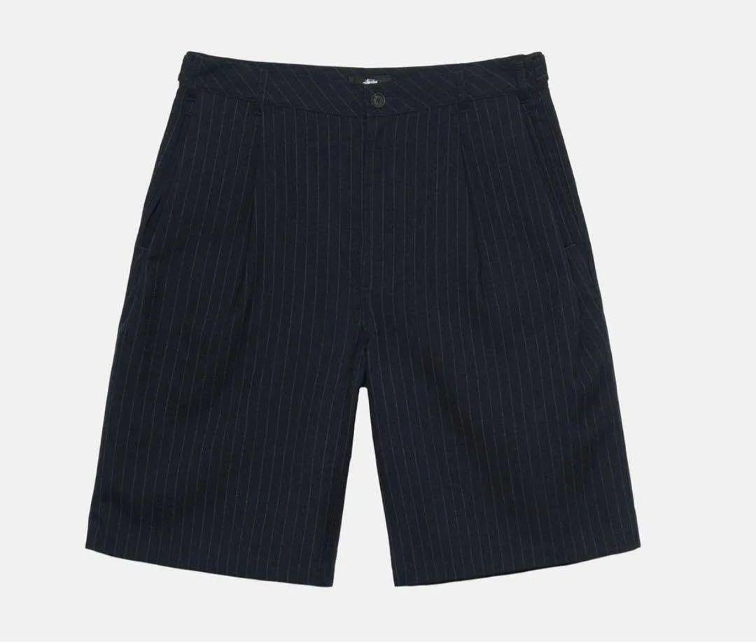 パンツ stussy VOLUME PLEATED SHORT STRIPE 30