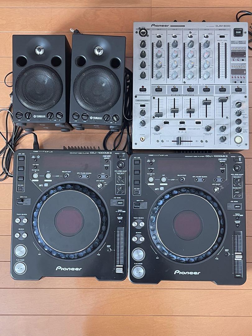 【中古DJセット】パイオニアCDJ 1000 mk3 / DJM600など