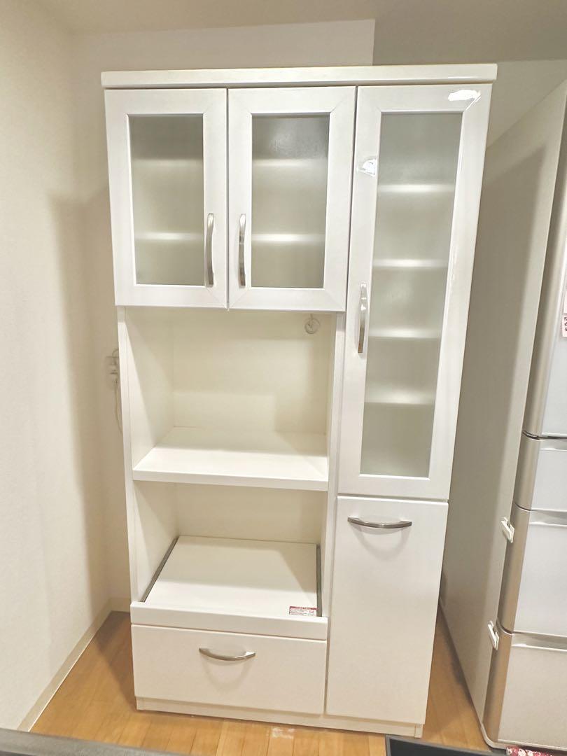 美品　ニトリ　食器棚　キッチンボード　カップボード　900幅