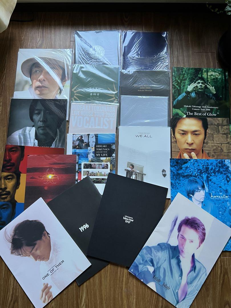 美品）徳永英明ツアーパンフ18冊&写真集3冊&おまけ