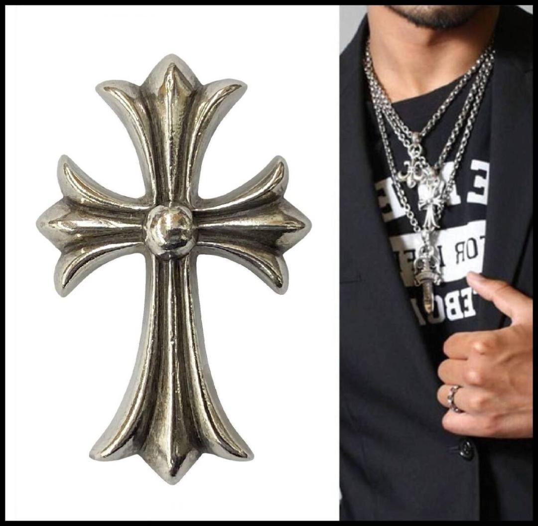 CHROME HEARTS スモールCHクロス ペンダント チャーム ネックレス
