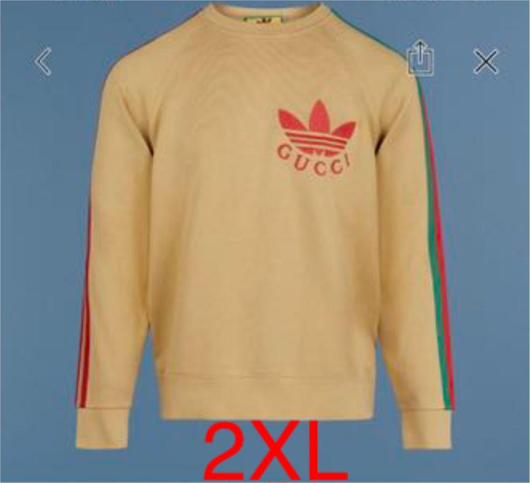 adidas × Gucci コットンジャージー スウェット