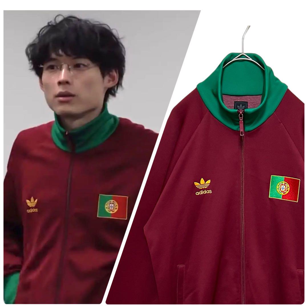 【超美品‼️】松村北斗着用 adidasトラックジャケット ポルトガル O 古着