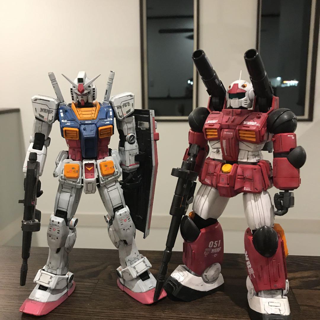 ガンプラ MG ガンダム ガンキャノン 塗装済完成品