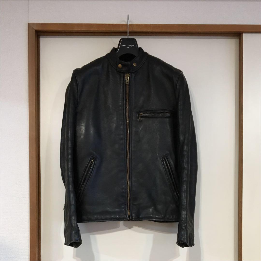 90s 米国製 vanson バンソン typeB シングル レザー ライダース
