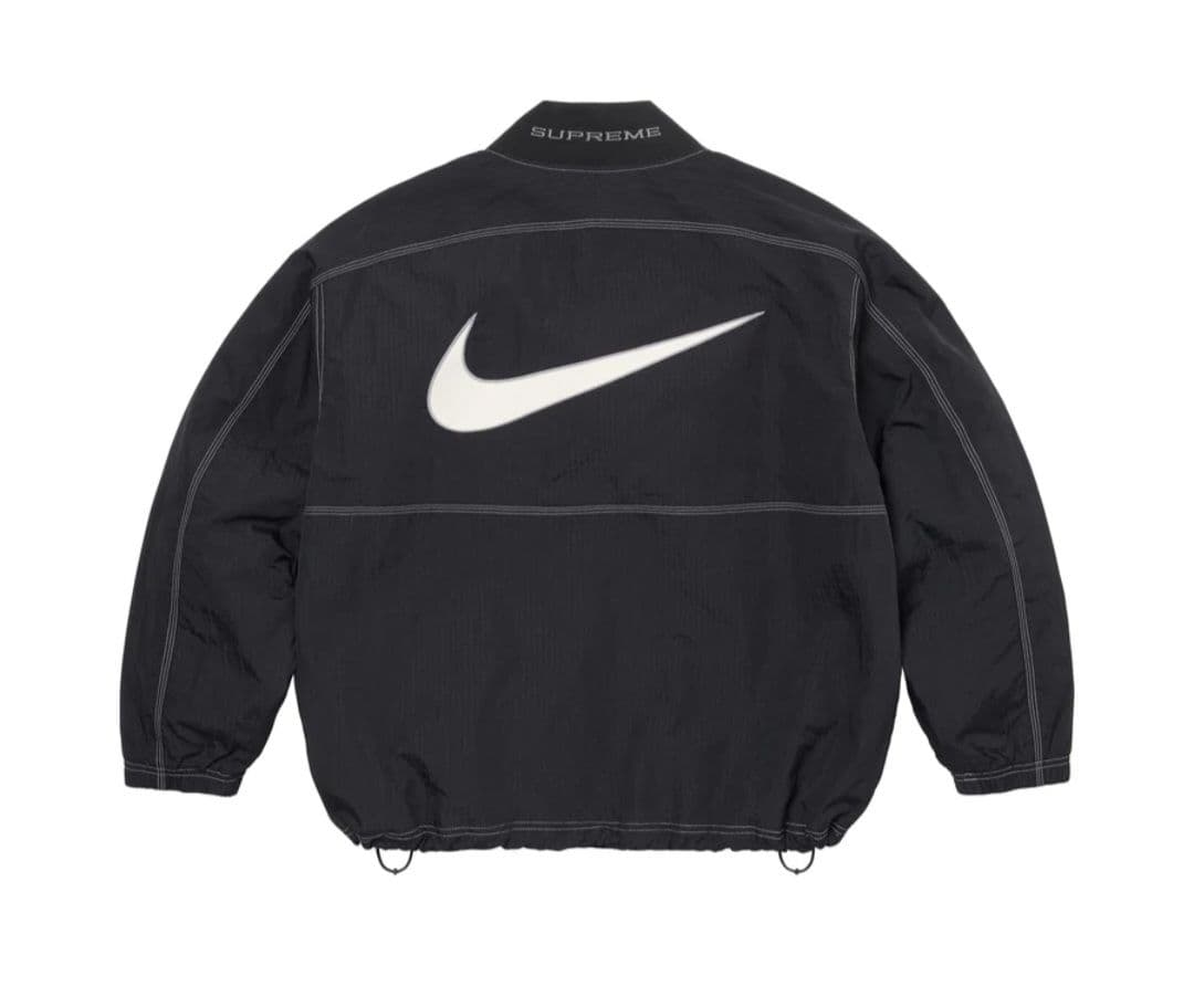 ジャケット・アウター Supreme NIKE Ripstop Pullover Black M