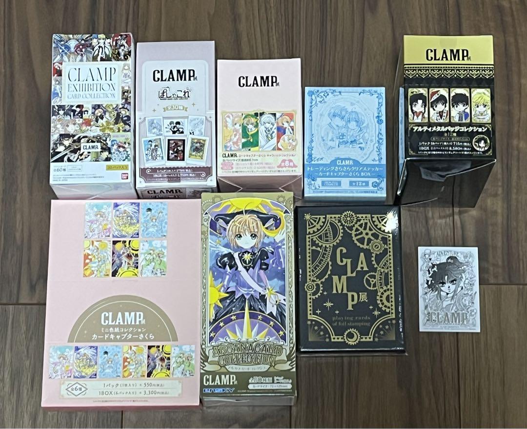 CLAMP展 キャラバッジ ミニ色紙 ぱしゃこれ カードコレクション トランプ