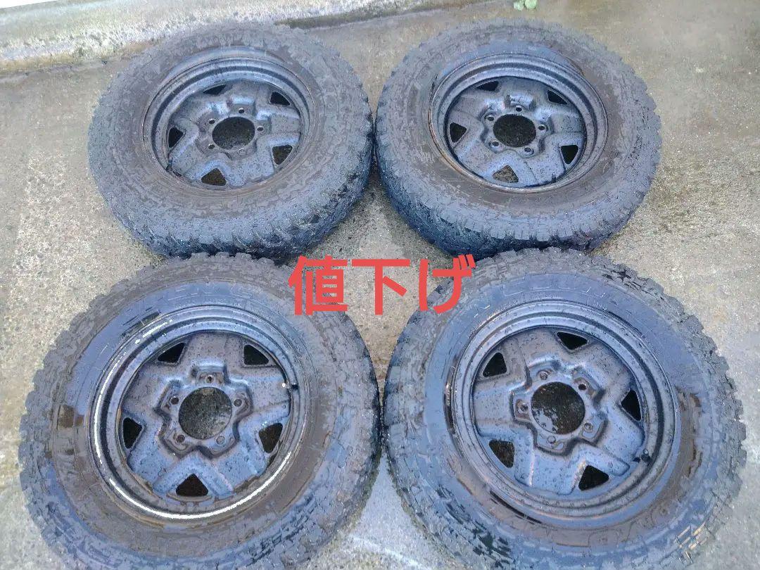 ジムニー純正ホイール　トーヨータイヤマッド　オープンカントリーMT195R16C