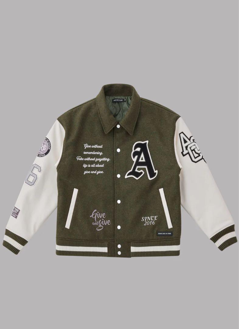 新品《ALWAYS OUT OF STOCK》バーシティジャケット