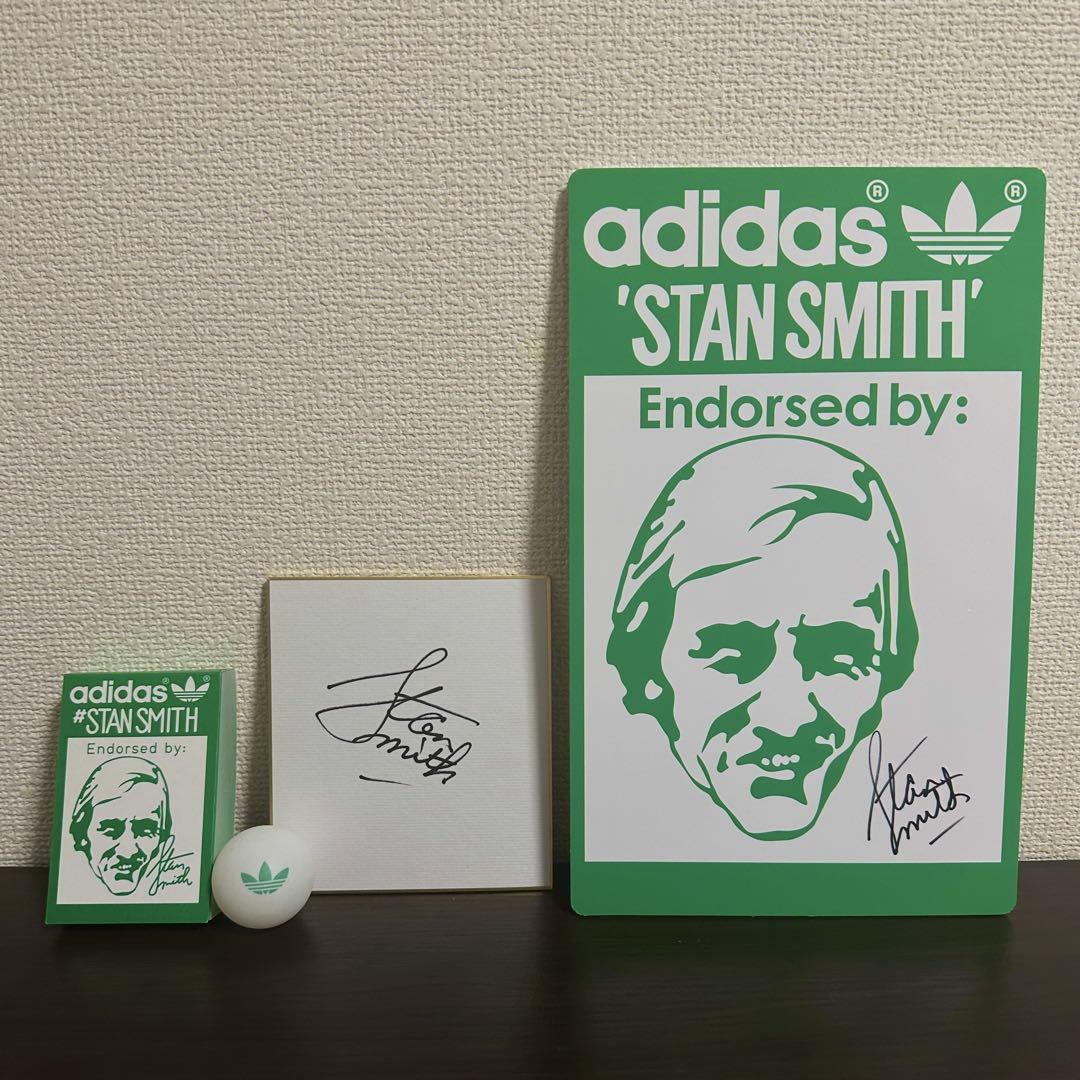 adidas アディダス stansmith スタンスミス サイン メモ帳 卓球
