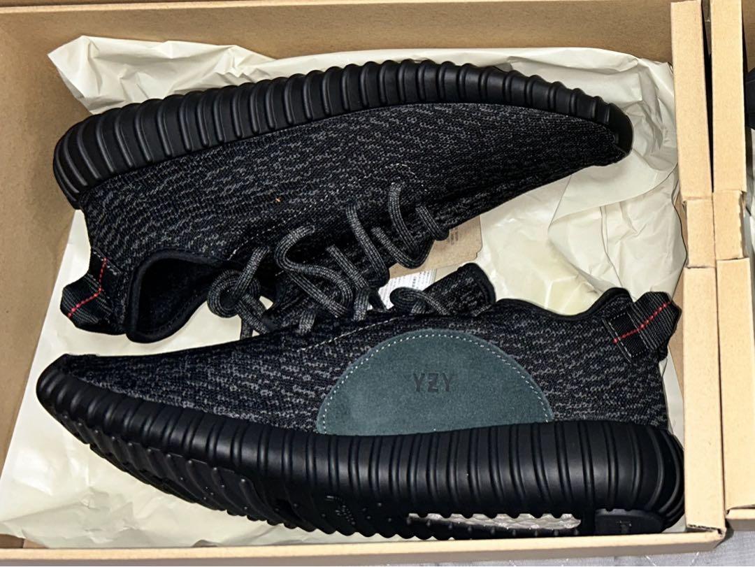 靴 yeezy boost 350 PIRATE BLACK