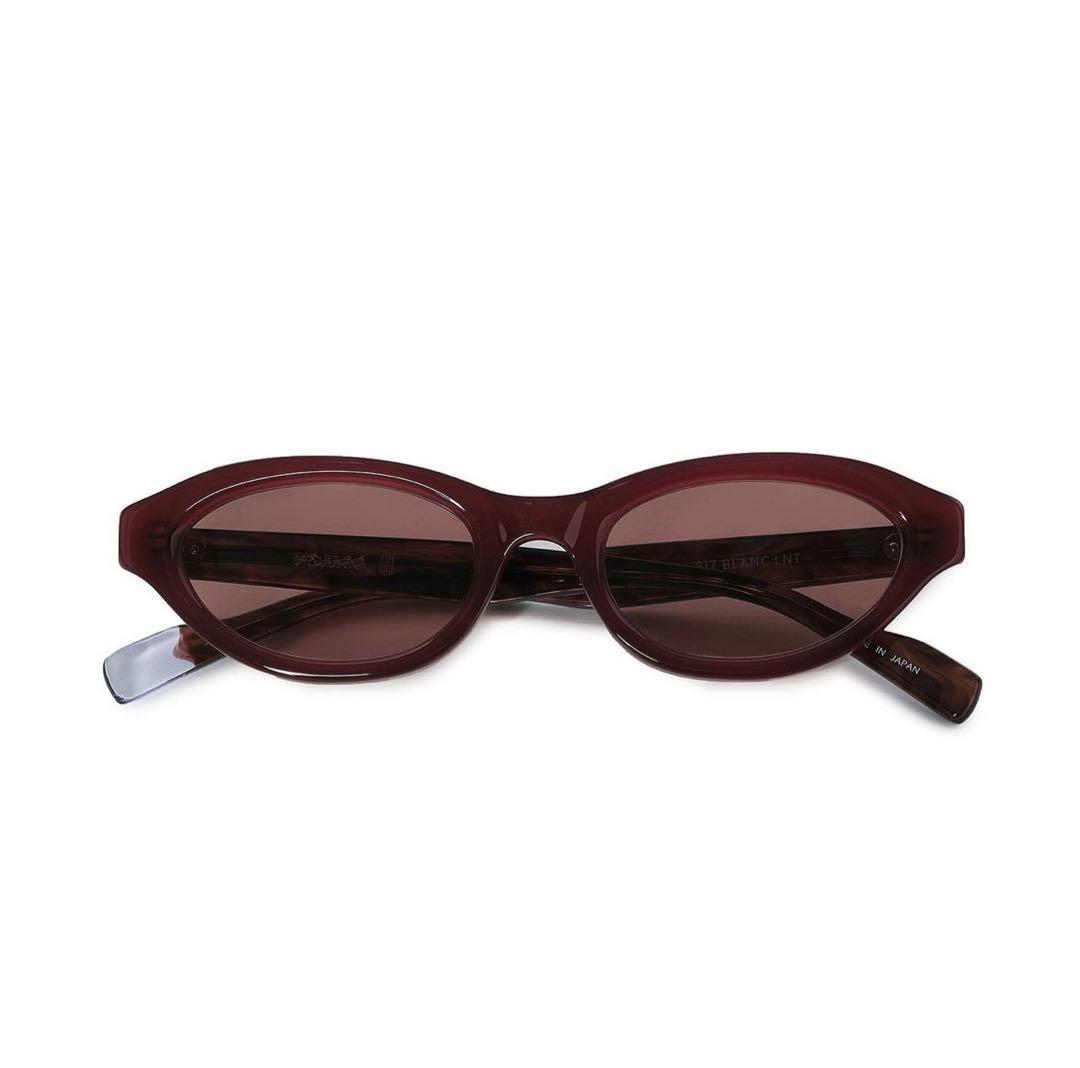 FETICO×BLANC OVAL-FRAME SUNGLASSES