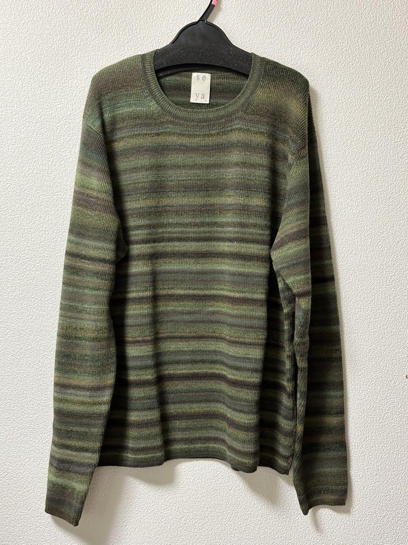 トップス 23AW seya. CLIFF KNIT/12GG WASHABLE WOOL