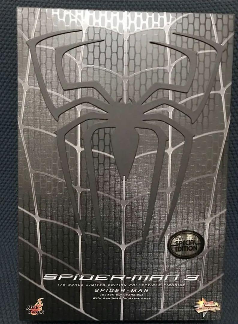 ボーナスアクセサリー付き　ホットトイズ スパイダーマン ブラックコスチューム