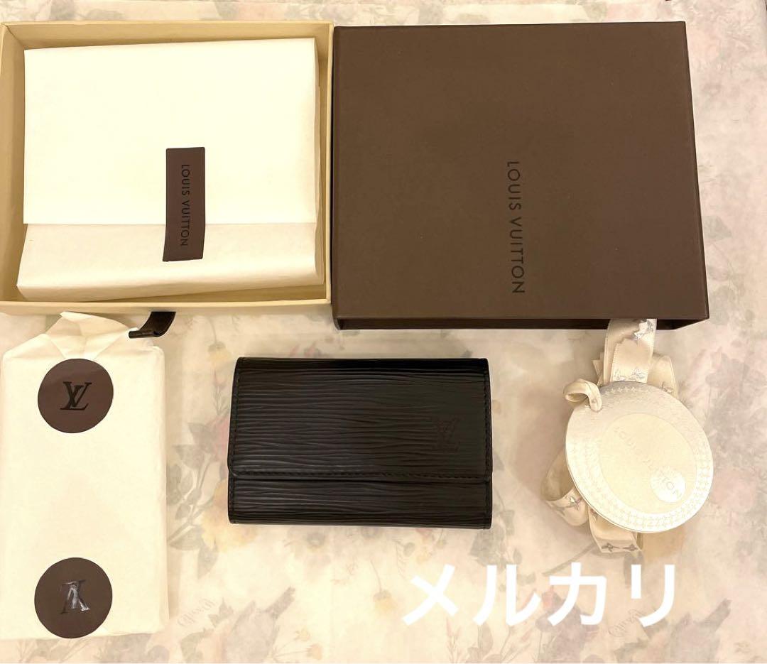 新品 LOUIS VUITTON ルイ ヴィトン エピ 6連キーケース ブラック