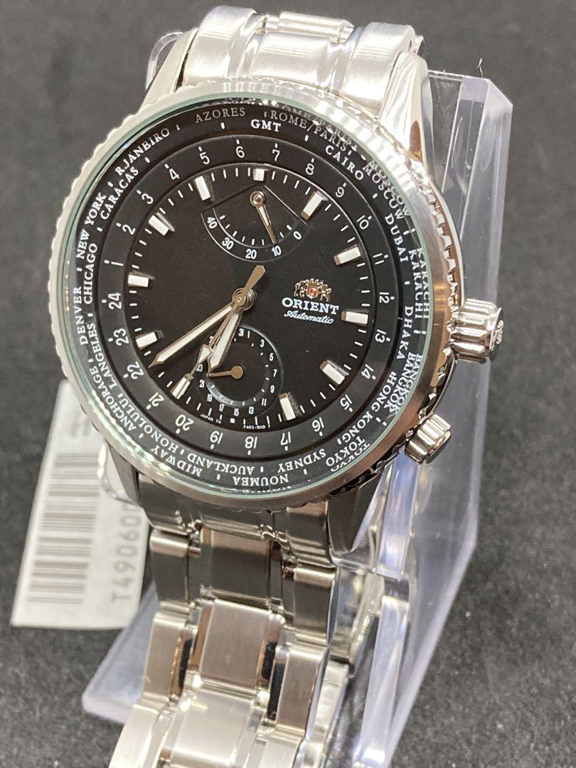 ORIENT キングマスター WZ0041FA ワールドタイム 稼働品