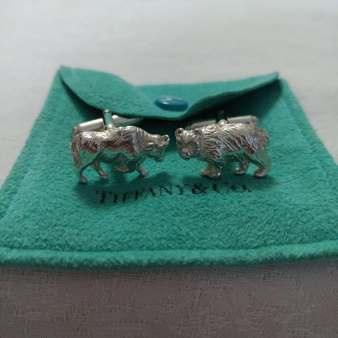 TIFFANY　カフスボタン　カフリンクス