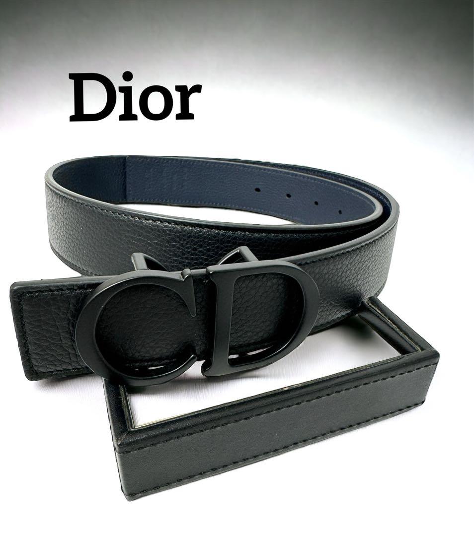 Dior ベルト リバーシブルストラップ 真鍮バックル メンズ