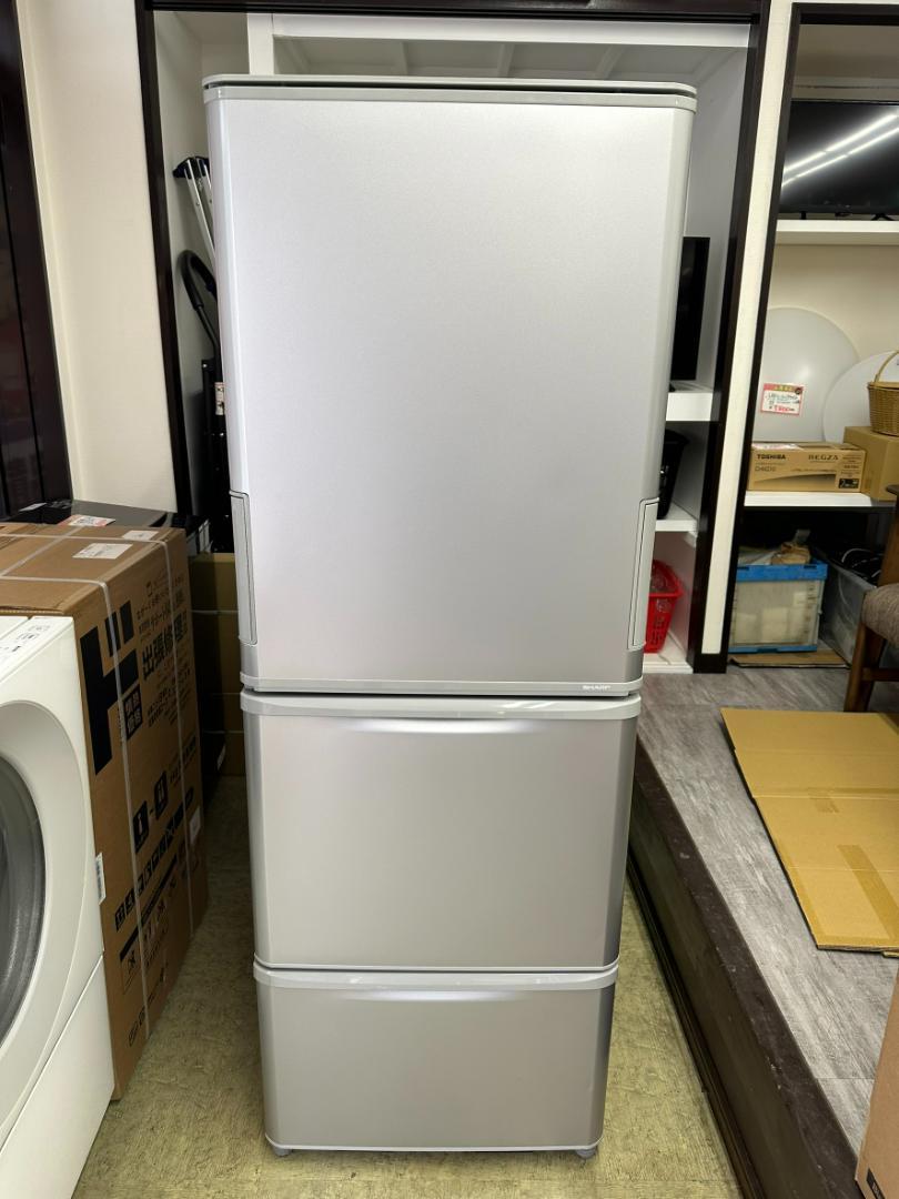 シャープ　冷凍冷蔵庫　350L　SJ-W356J-S　2023年製