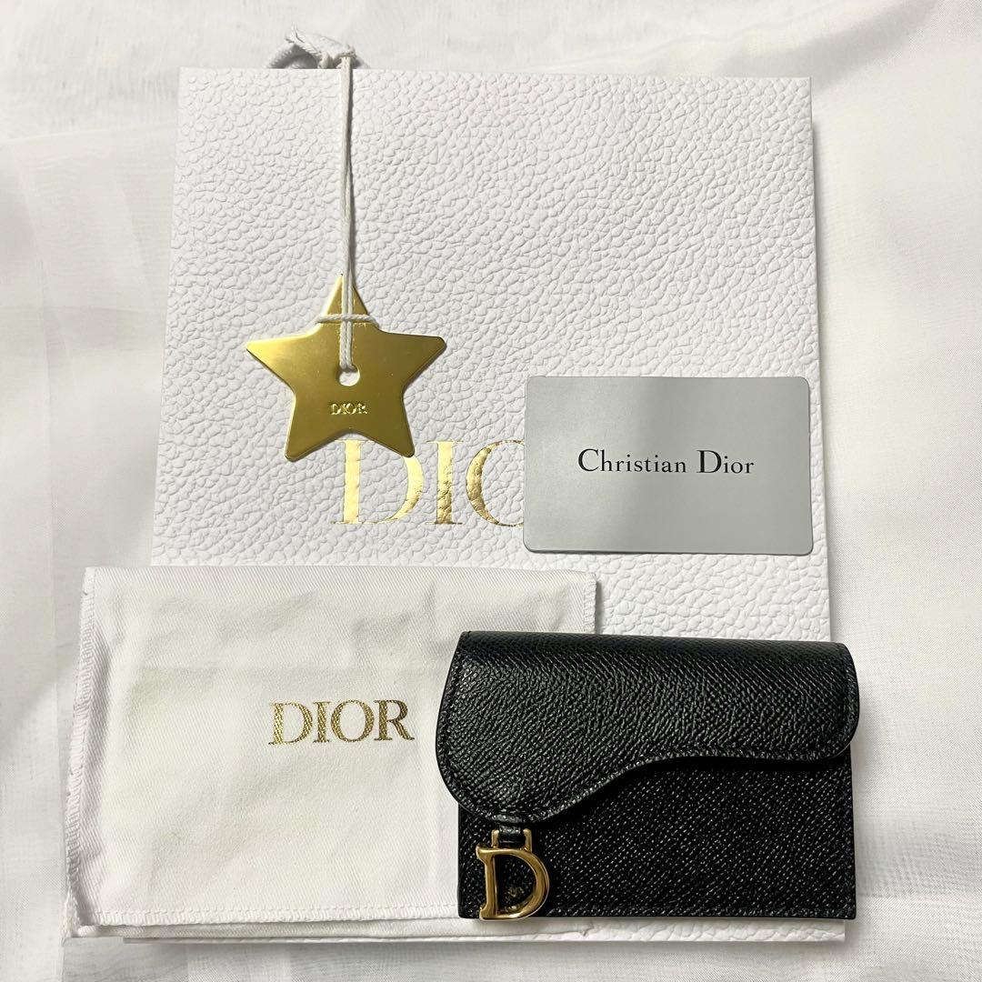 Christian Dior saddle フラップカードホルダー 新品