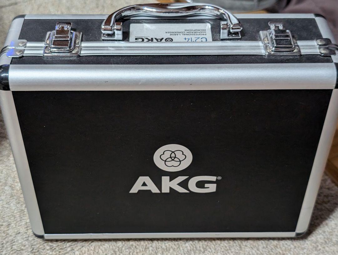 【美品】コンデンサーマイク「AKG C214」