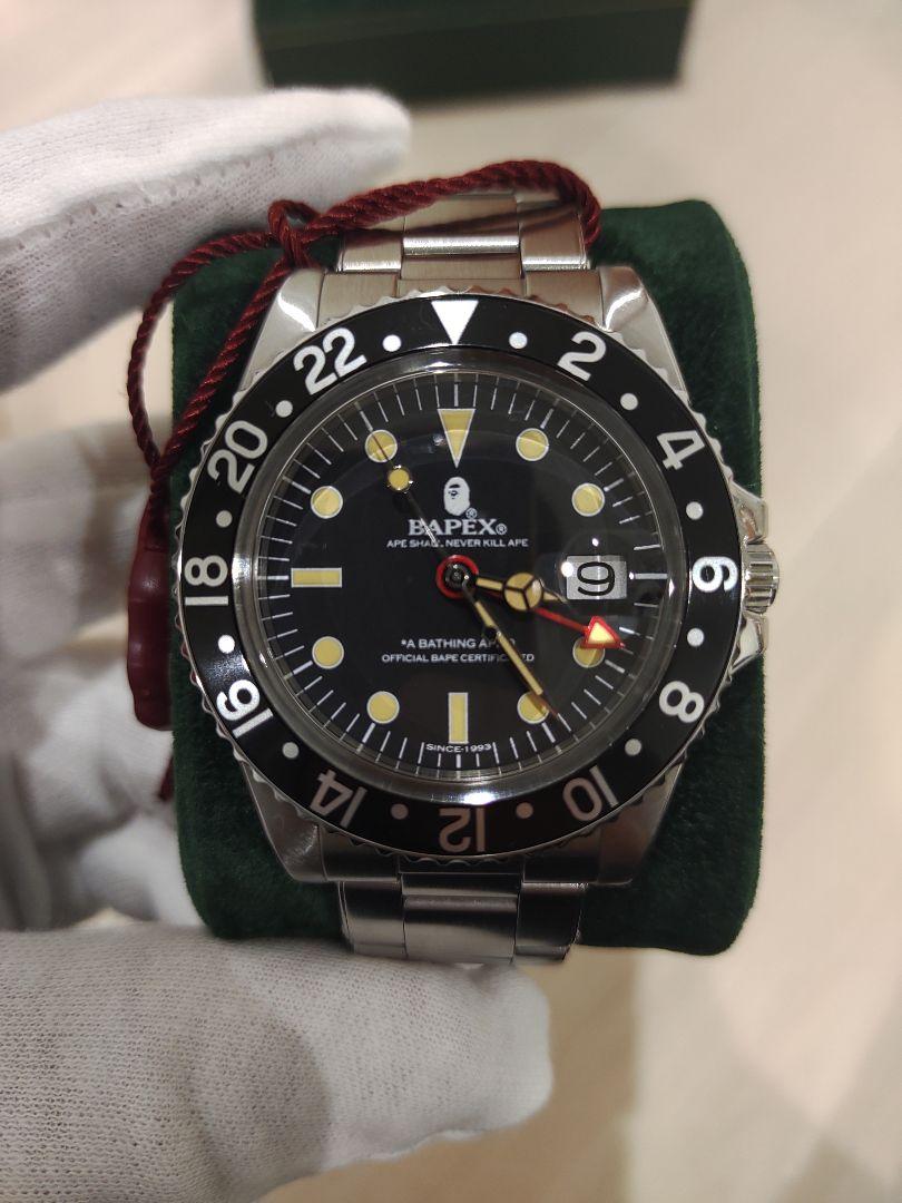 BAPEX ベイシングエイプ 腕時計 自動巻 GMT