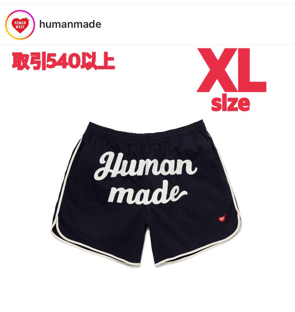 HUMAN MADE 2024SS GAME SHORTS NAVY XLサイズ