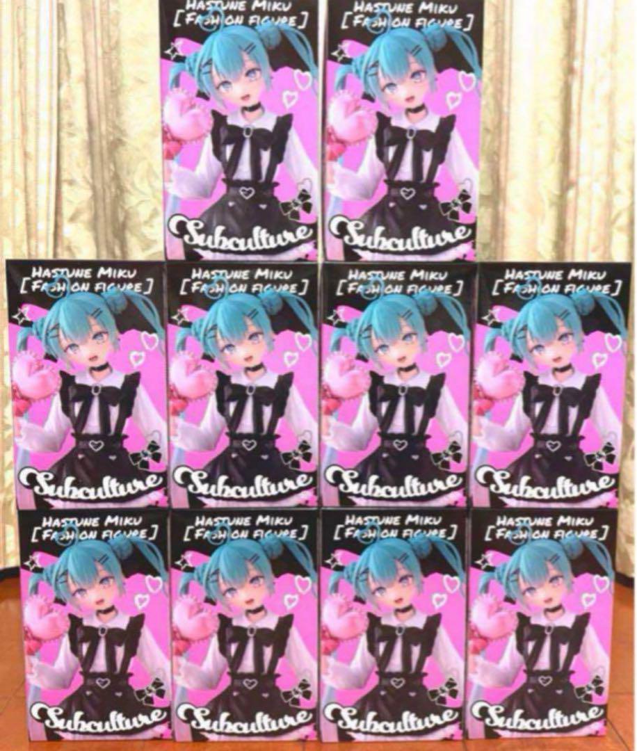新品未開封 初音ミク サブカルチャー フィギュア 10個セット