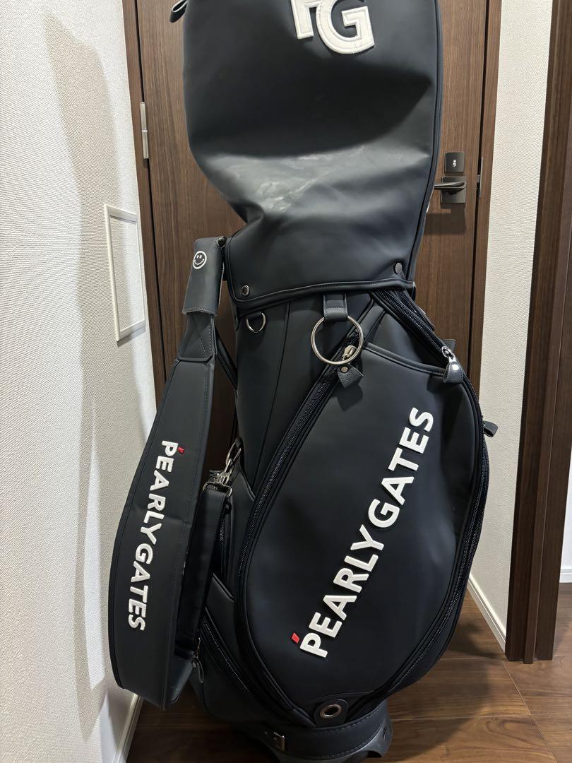 パーリーゲイツ/マット合皮 キャディバッグ (46インチ対応) (UNISEX)