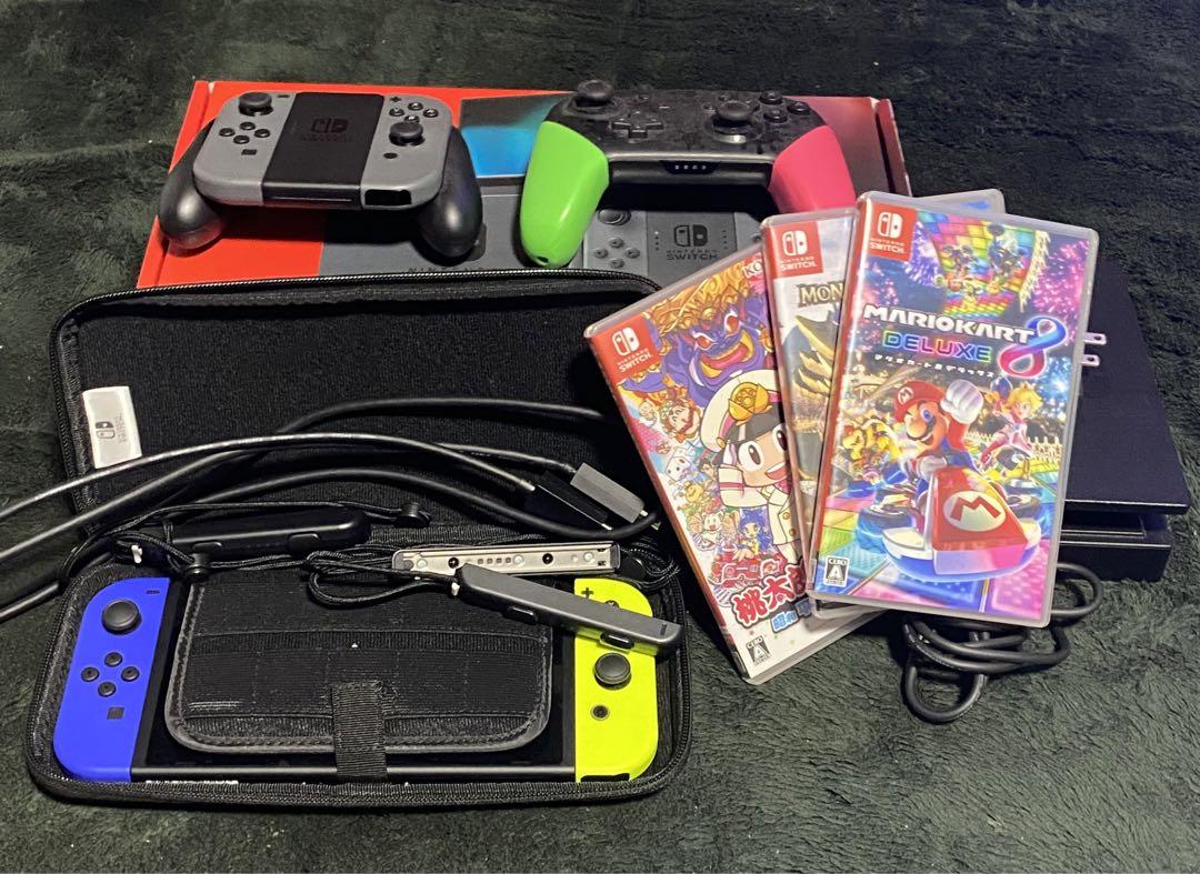 Switch 本体プロコンソフト3セット