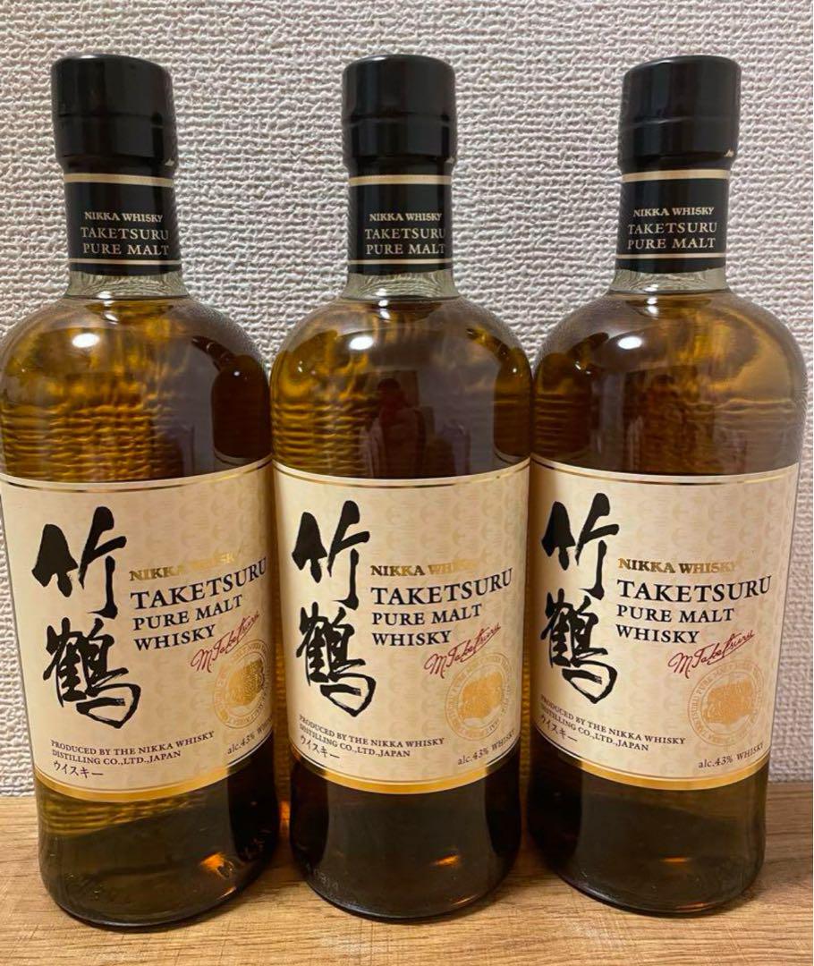 竹鶴　ウイスキー×3本セット