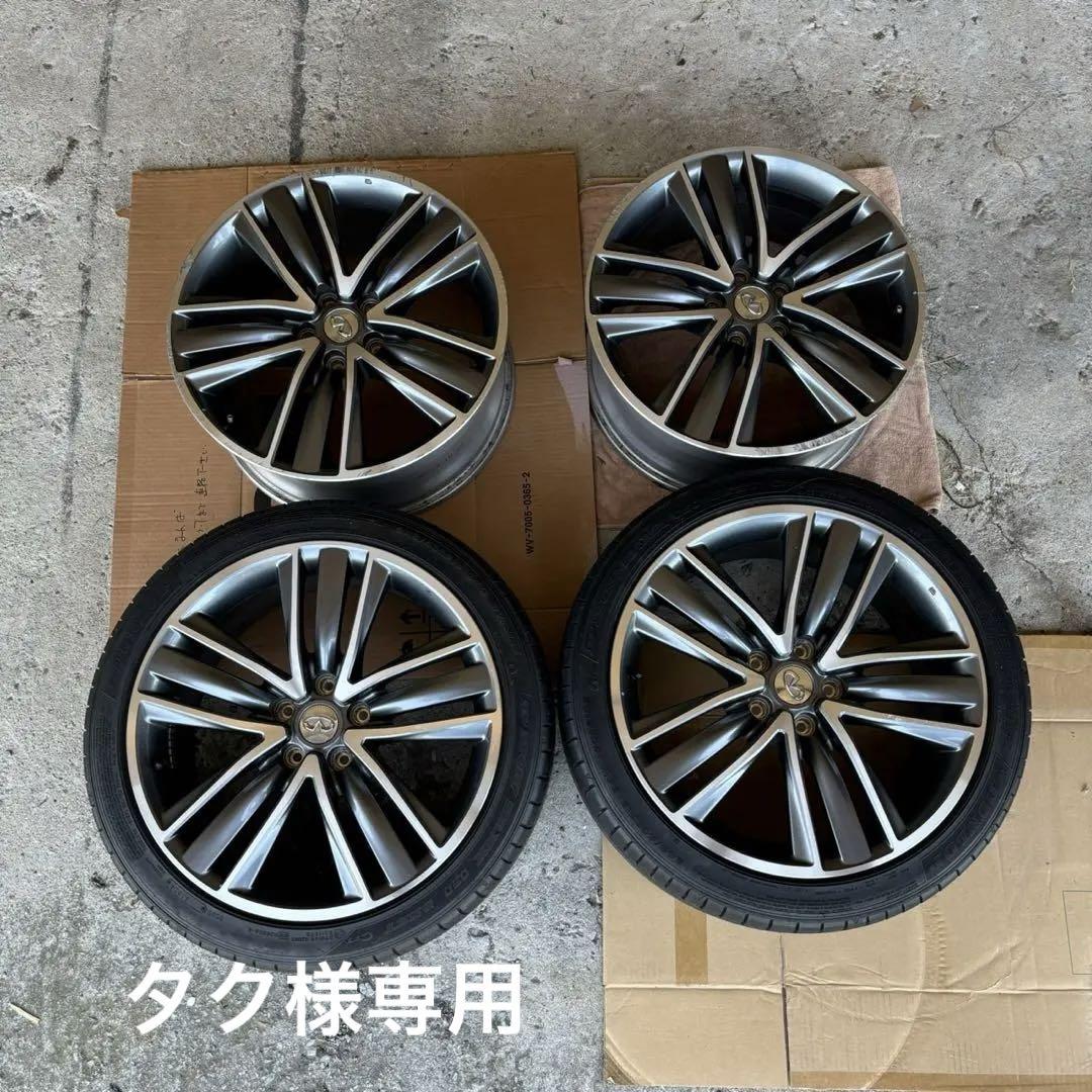 V37スカイラインタイプSP純正 19×8.5j p.c.d114.3