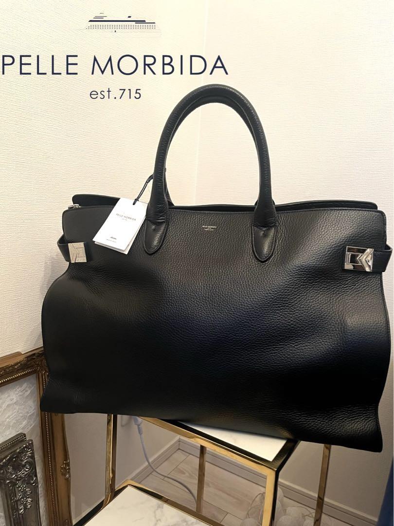 【干場氏モデル】ペッレモルビダ　メイデンボヤージュ　バッグ　ブラック