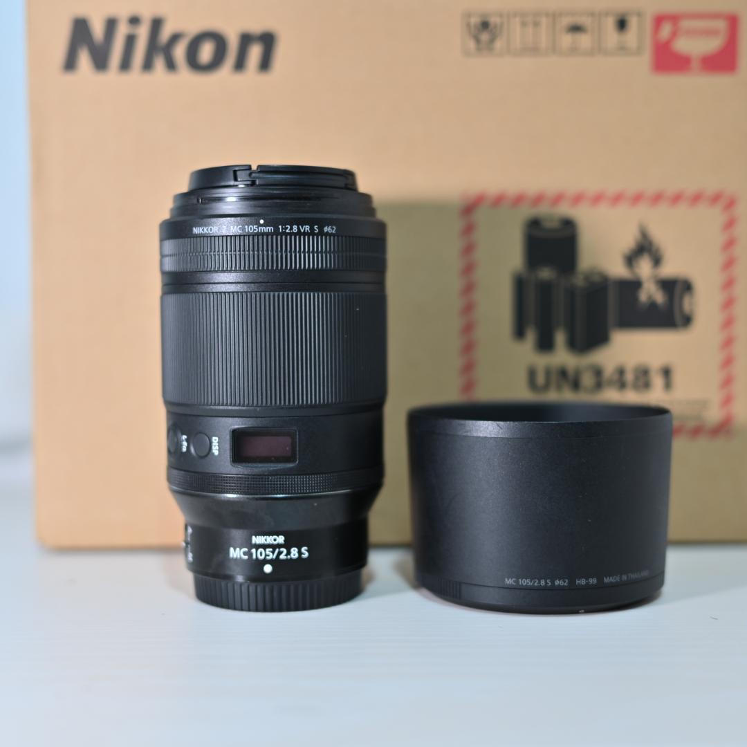NIKKOR Z MC 105mm f/2.8 VR S　フィルター付