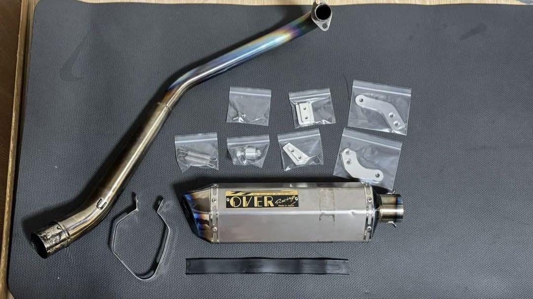 【OVER】GROM JC75 TT-Fomurla RS フルチタンマフラー