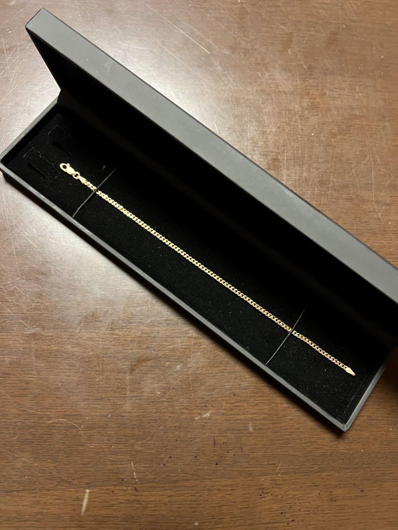 10K 4mm 20cm ブレスレット　アヴァランチ　未使用品　ケース付き