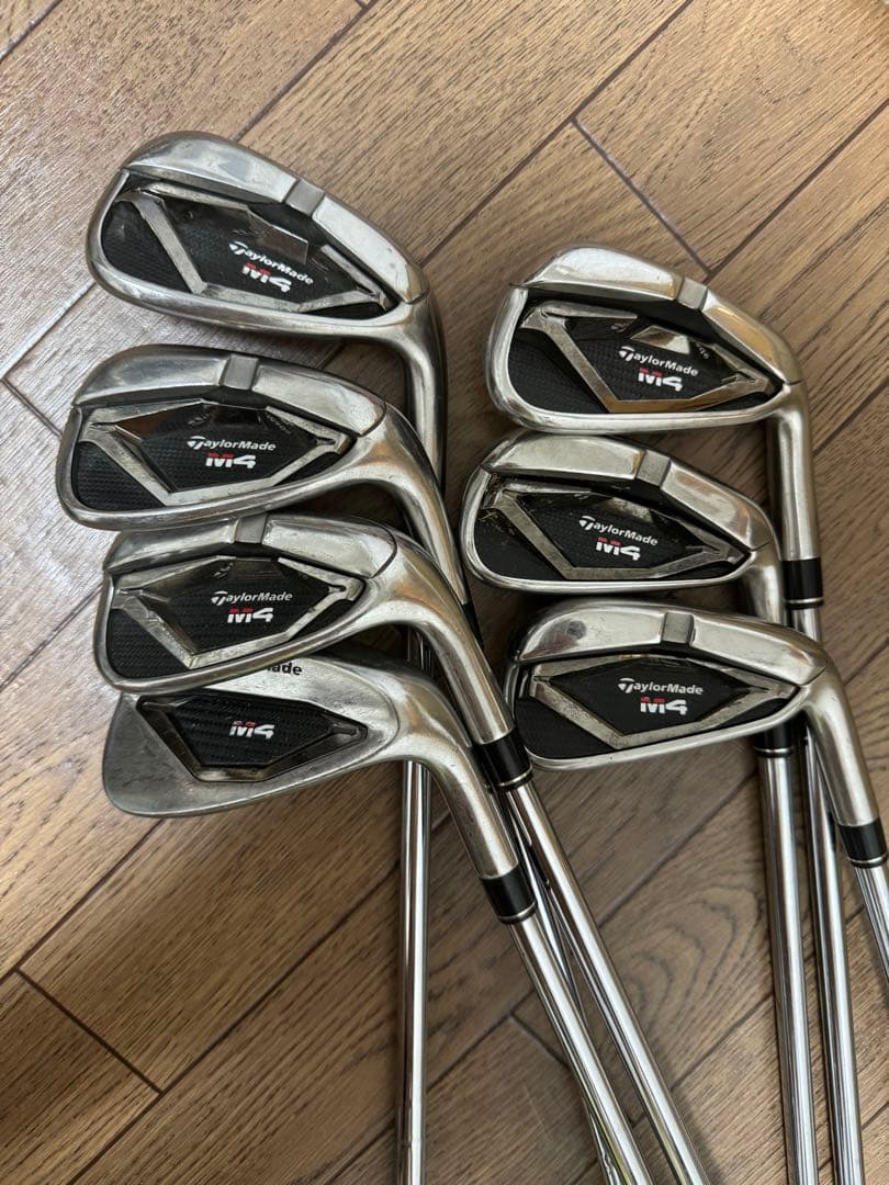 テーラーメイド M4 アイアン 7本セット (#5~#9 Pw Aw) スチール