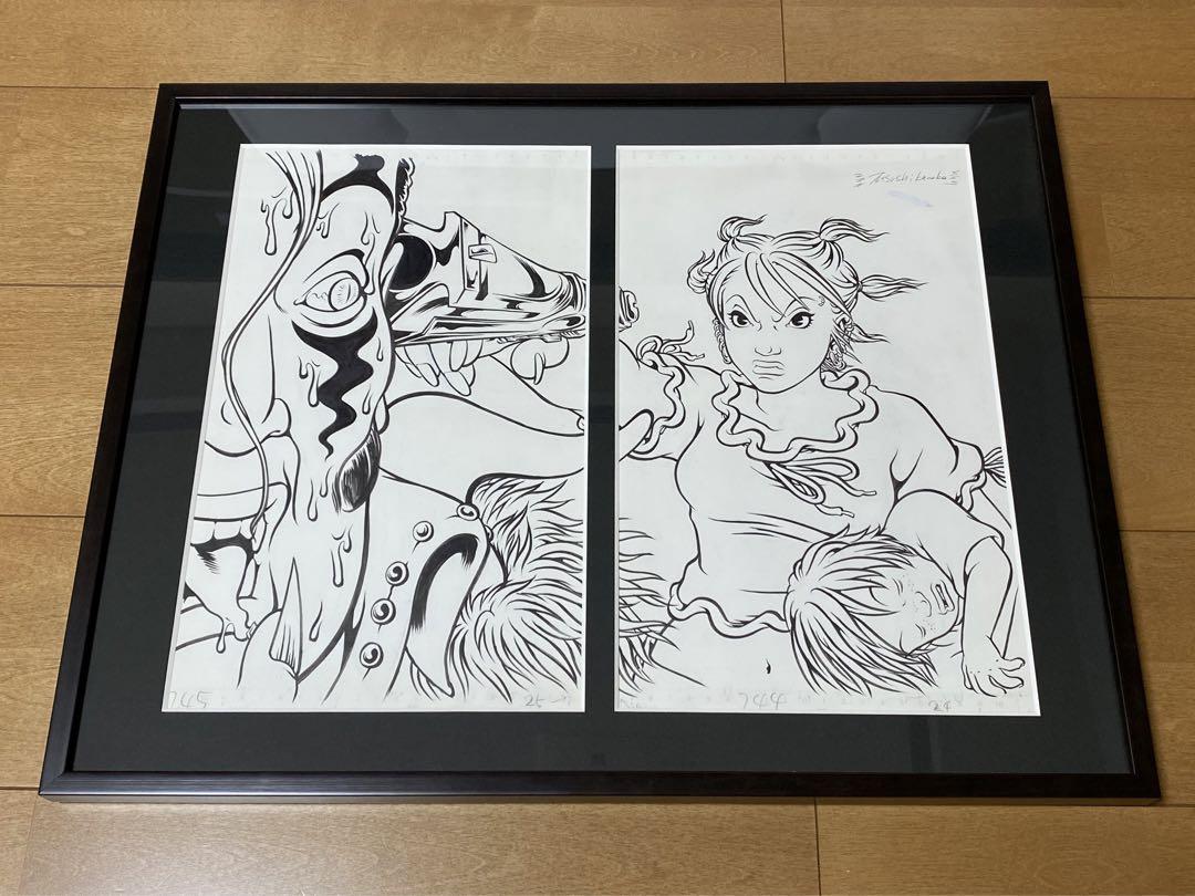 カネコアツシ BAMBi  直筆原画 サイン デスコ バンビ evol 漫画